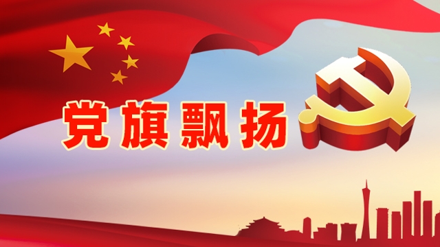 黨旗在基層一線(xiàn)高高飄揚(yáng)